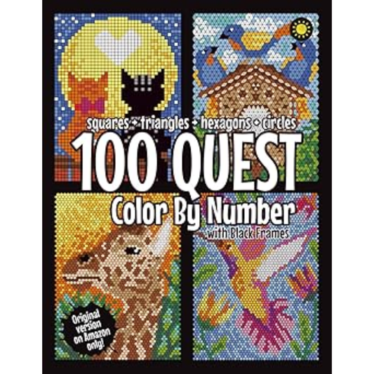 Libro de actividades de 100 cuartos de colores